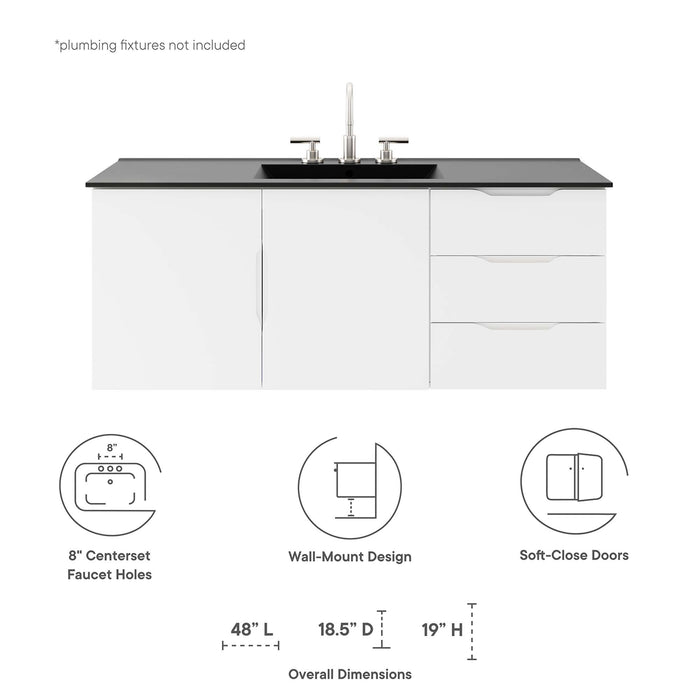 Vitality 48" Single Sink Bathroom Vanity