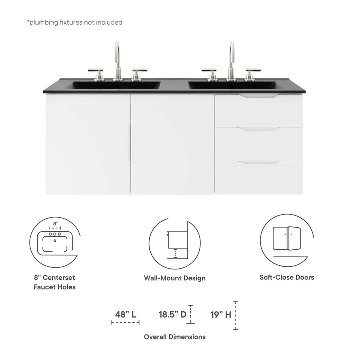 Vitality 48" Double Sink Bathroom Vanity