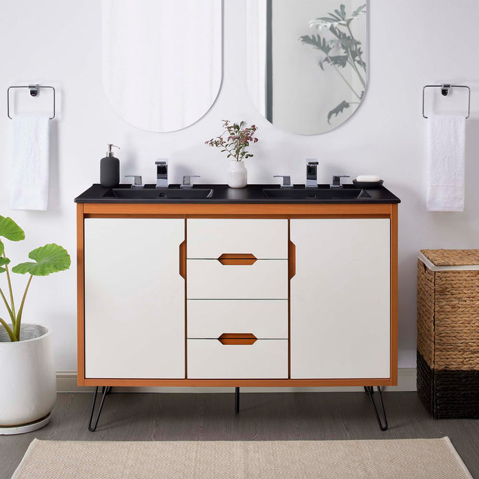 Energize 48" Double Sink Bathroom Vanity