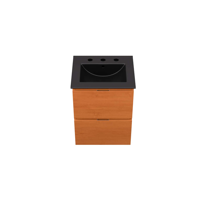 Scenic 18" Wall-Mount Bathroom Vanity