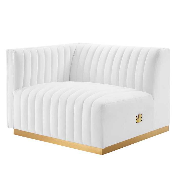 Conjure Channel Tufted Performance Velvet Loveseat