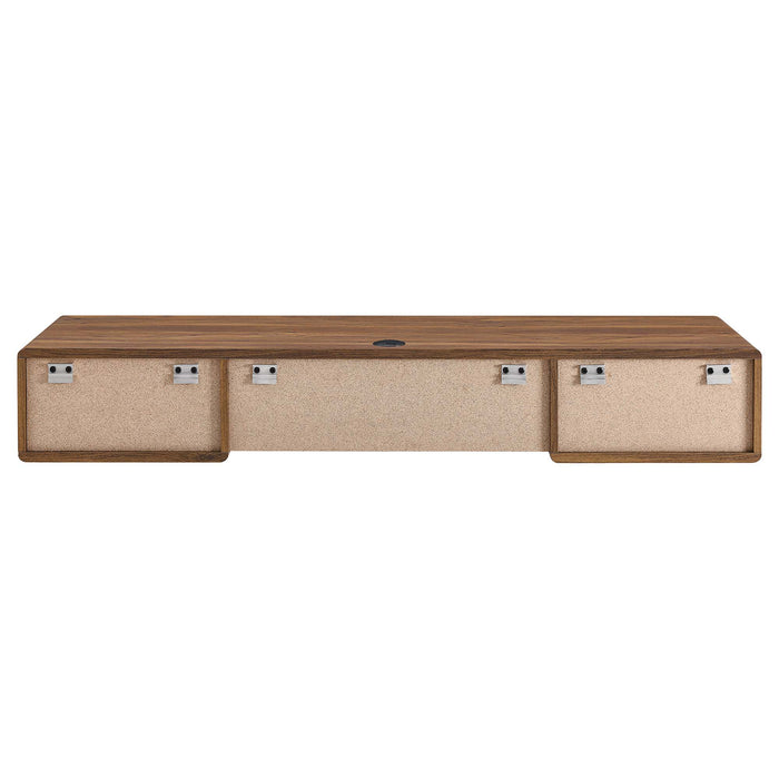 Transmit 60" Wall Mount Wood Office Desk