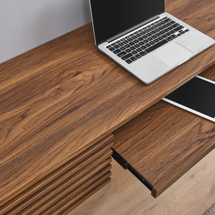 Render Wall Mount Wood Office Desk