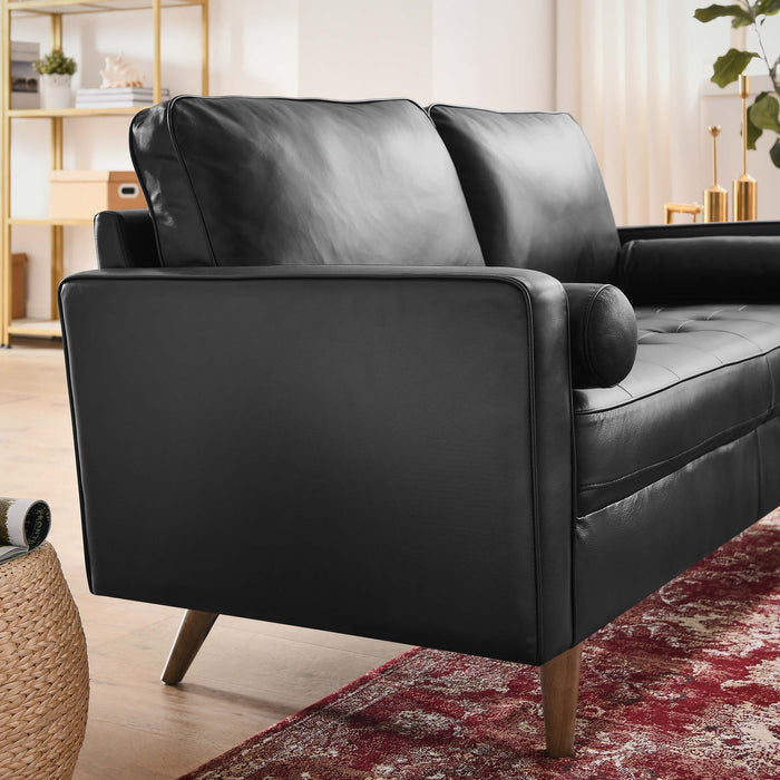 Valour Leather Loveseat