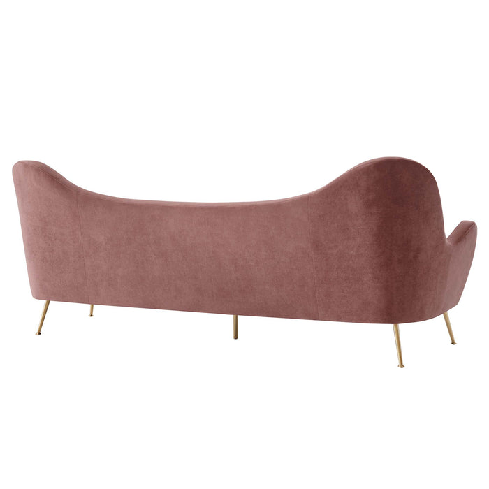 Cheshire Channel Tufted Performance Velvet Sofa