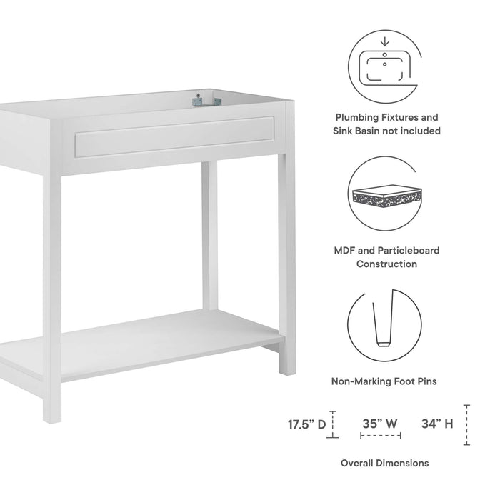 Altura 36" Bathroom Vanity Cabinet (Sink Basin Not Included)