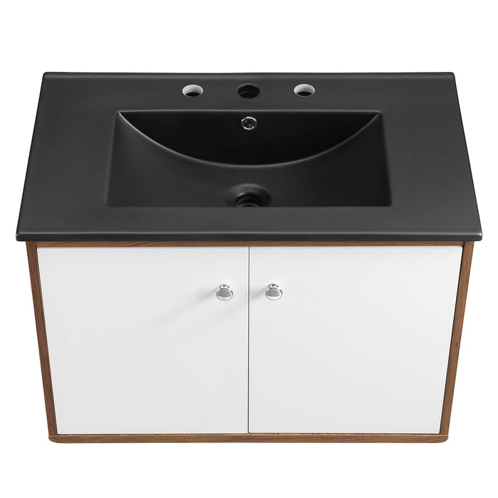 Transmit 30" Wall-Mount Bathroom Vanity