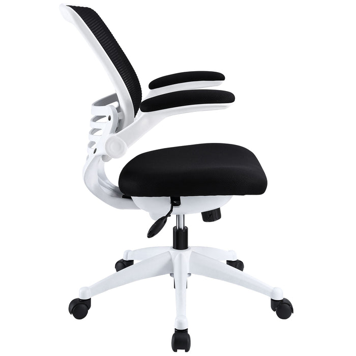 Edge White Base Office Chair