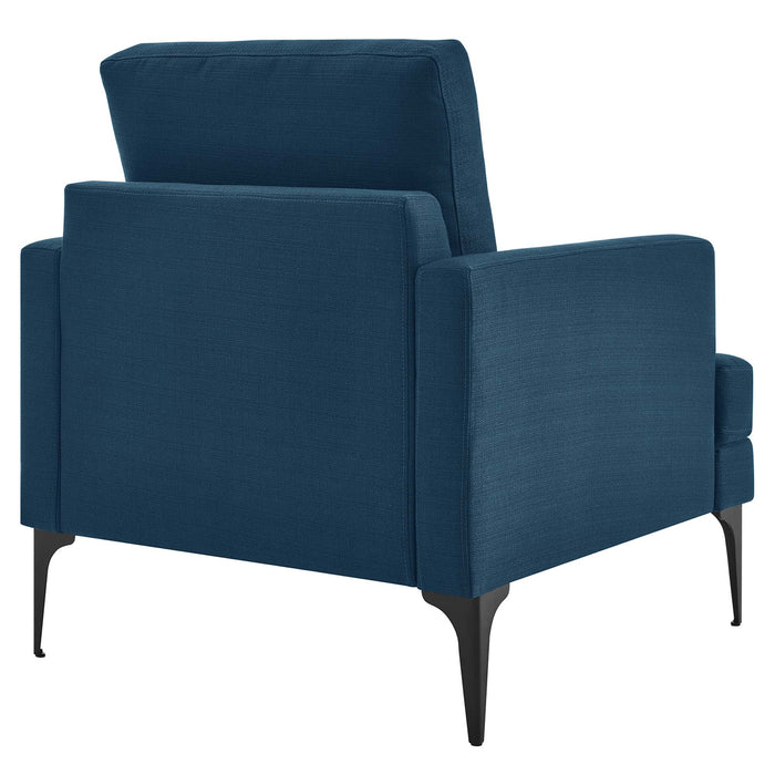 Evermore Upholstered Fabric Armchair