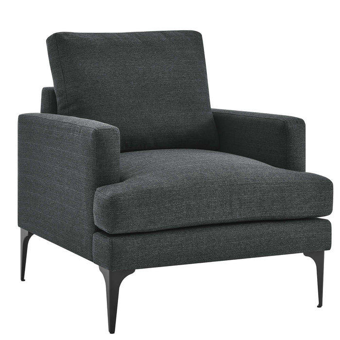 Evermore Upholstered Fabric Armchair