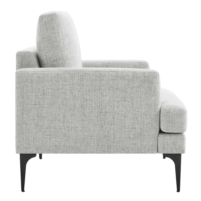 Evermore Upholstered Fabric Armchair