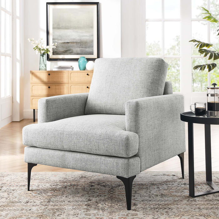 Evermore Upholstered Fabric Armchair