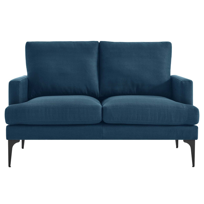 Evermore Upholstered Fabric Loveseat