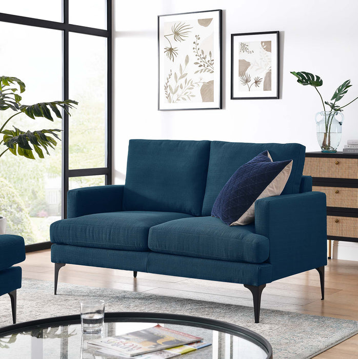 Evermore Upholstered Fabric Loveseat