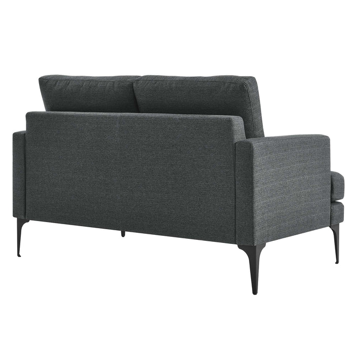 Evermore Upholstered Fabric Loveseat