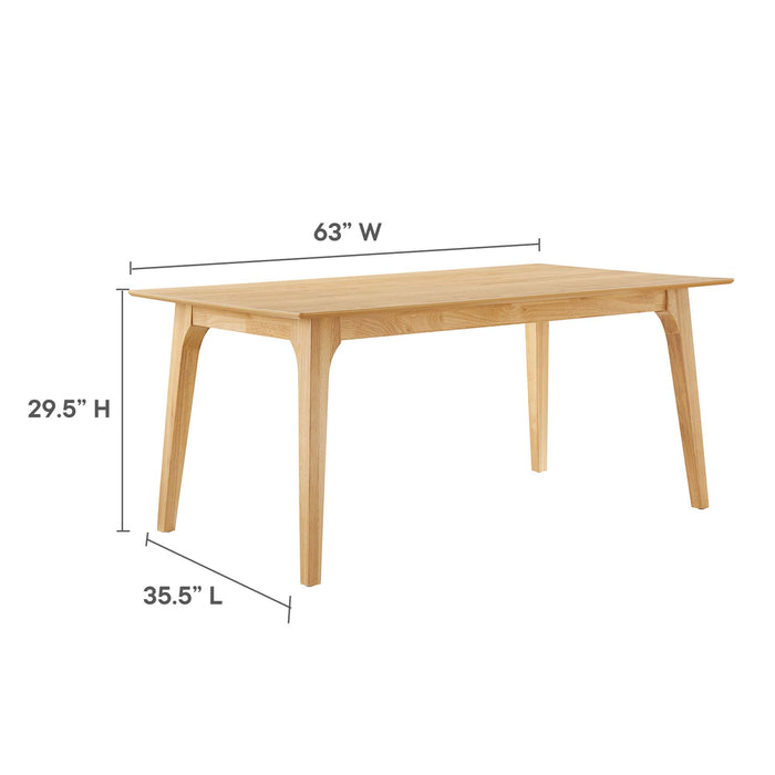 Juxtapose 63” Rectangle Dining Table