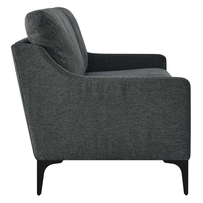 Corland Upholstered Fabric Loveseat