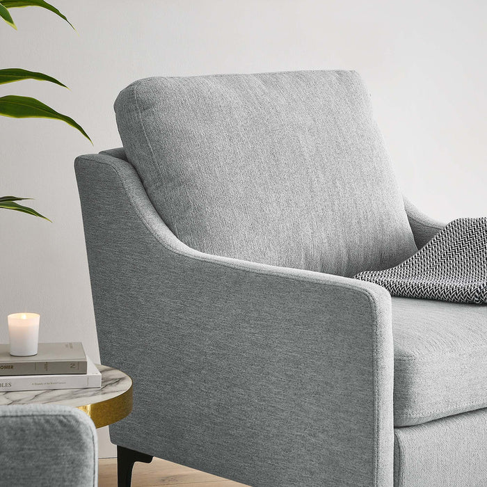 Corland Upholstered Fabric Armchair