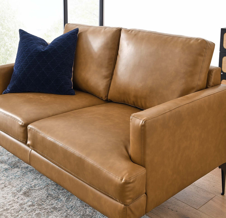 Evermore Vegan Leather Loveseat