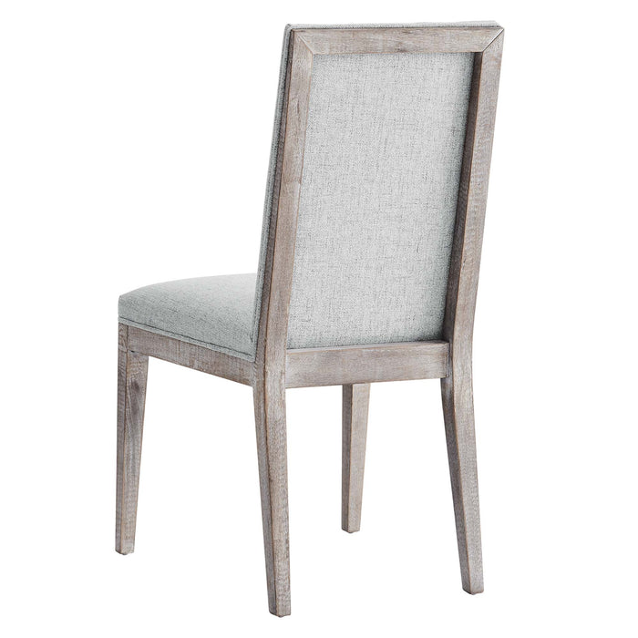 Maisonette French Vintage Tufted Fabric Fabric Dining Side Chair