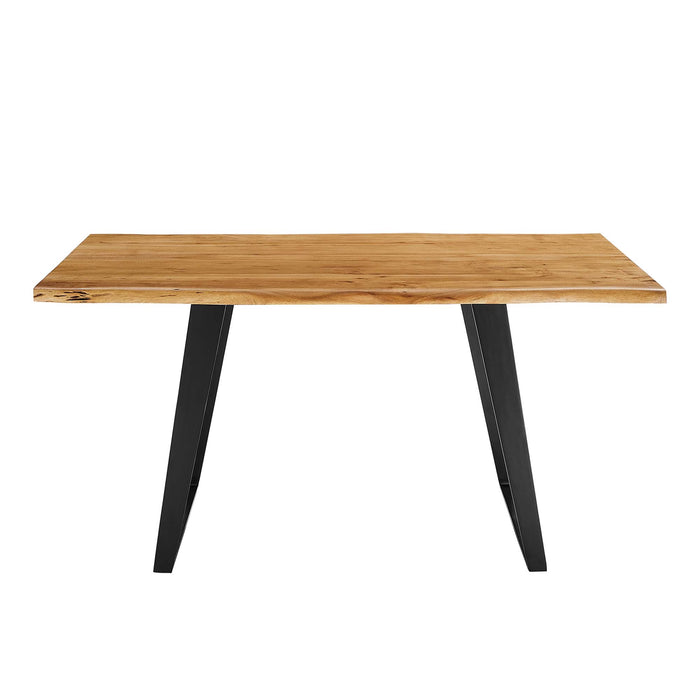 Viggo 60" Live Edge Acacia Wood Acacia Wood Dining Table