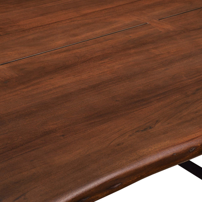 Viggo 74" Live Edge Acacia Wood Dining Table