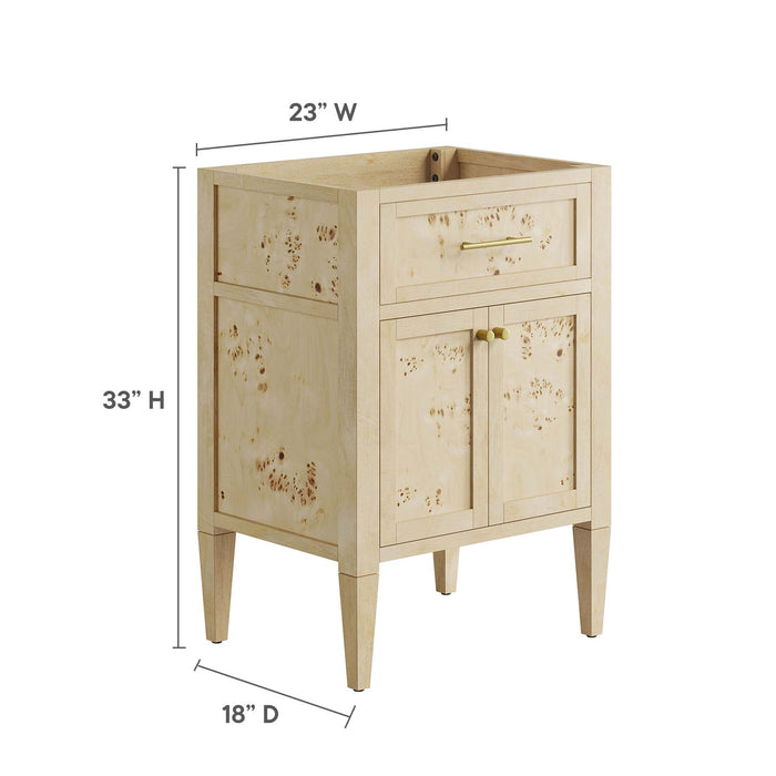 Elysian 24" Wood Bathroom Vanity Cabinet (Sink Basin Not Included)