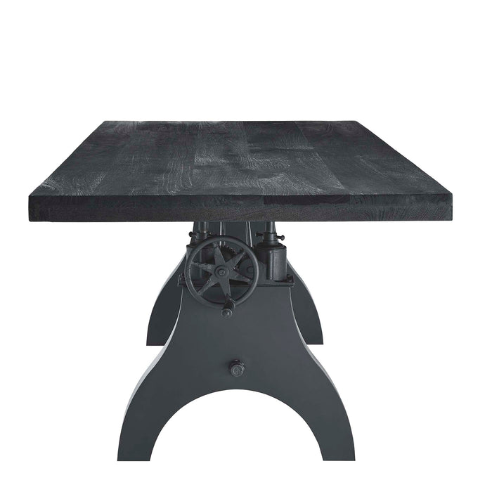 Genuine 96" Crank Adjustable Height Dining and Conference Table