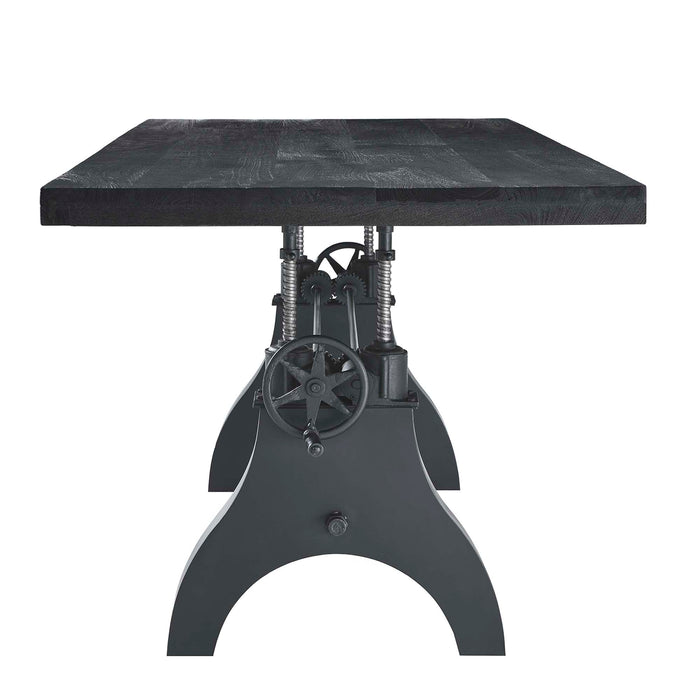 Genuine 96" Crank Adjustable Height Dining and Conference Table