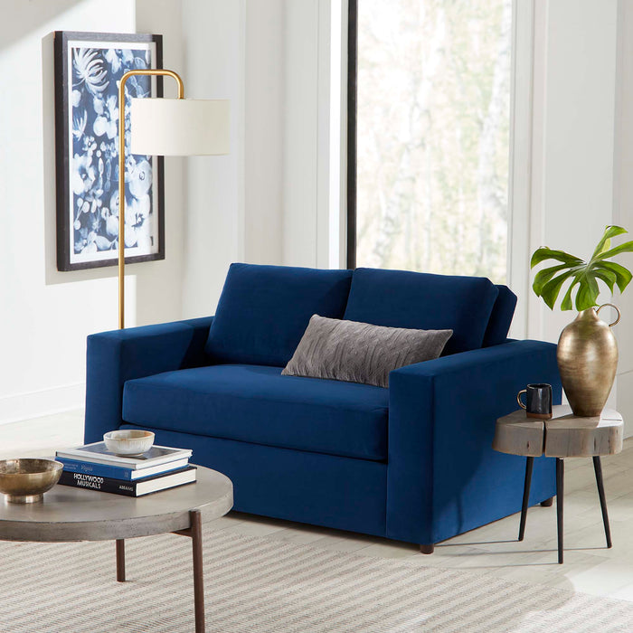 Avendale Velvet Loveseat