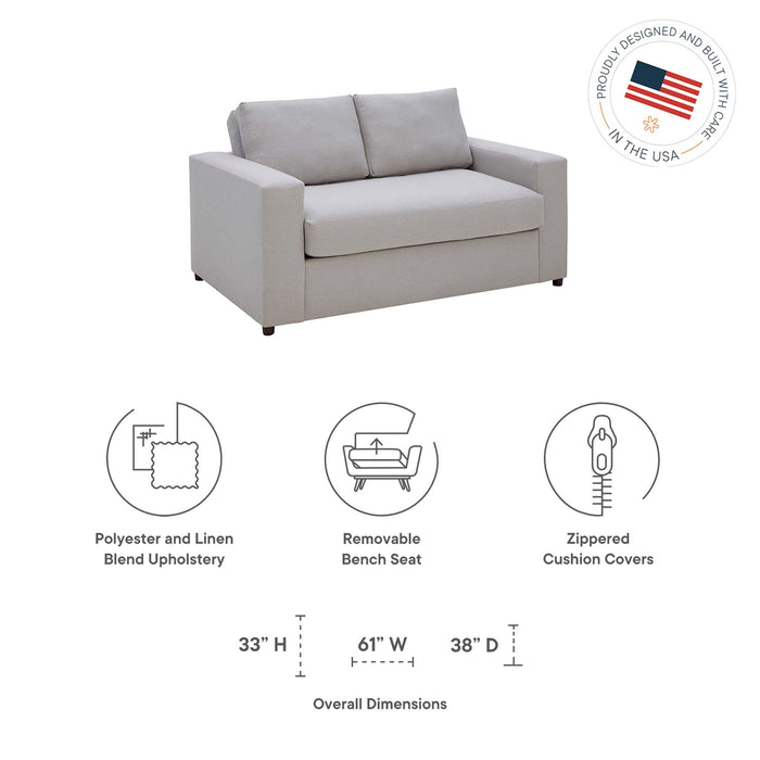 Avendale Linen Blend Loveseat