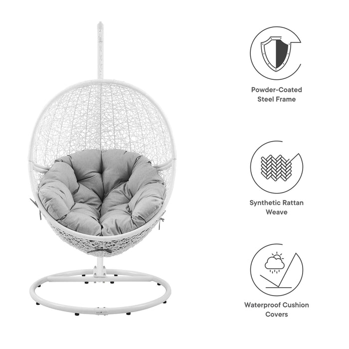 Encase Outdoor Patio Rattan Swing Chair