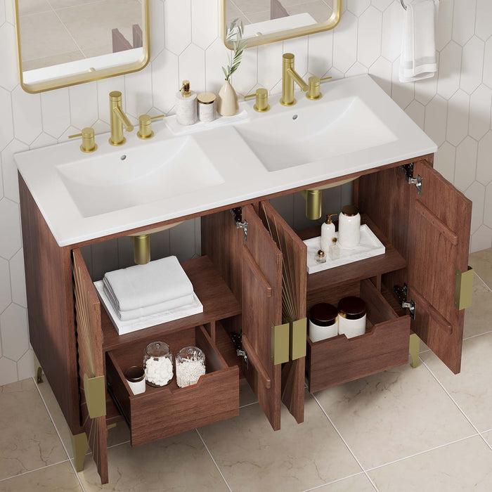 Daylight 48" Double Sink Bathroom Vanity