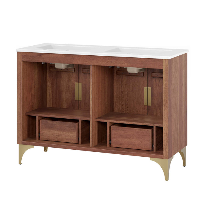 Daylight 48" Double Sink Bathroom Vanity