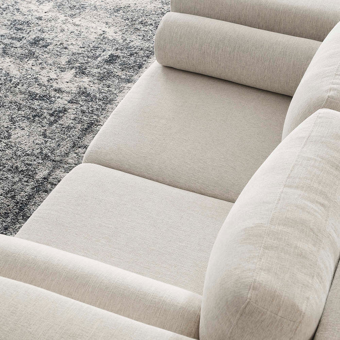 Visible Fabric Loveseat