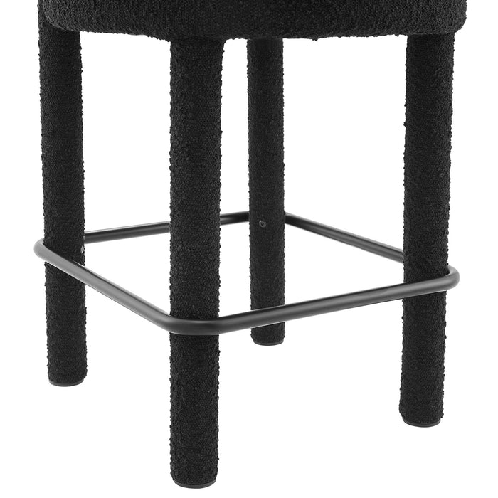 Toulouse Boucle Fabric Counter Stool