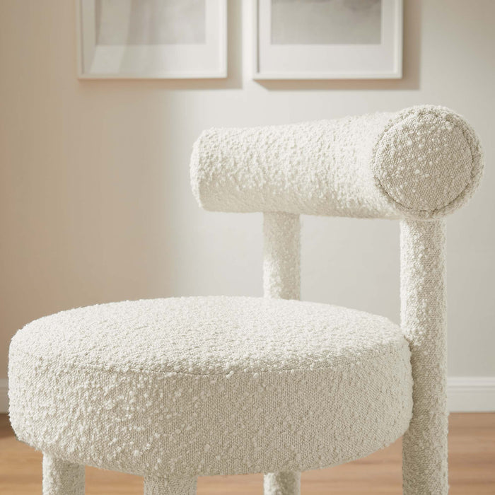 Toulouse Boucle Fabric Counter Stool