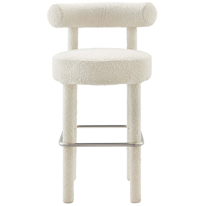 Toulouse Boucle Fabric Bar Stool