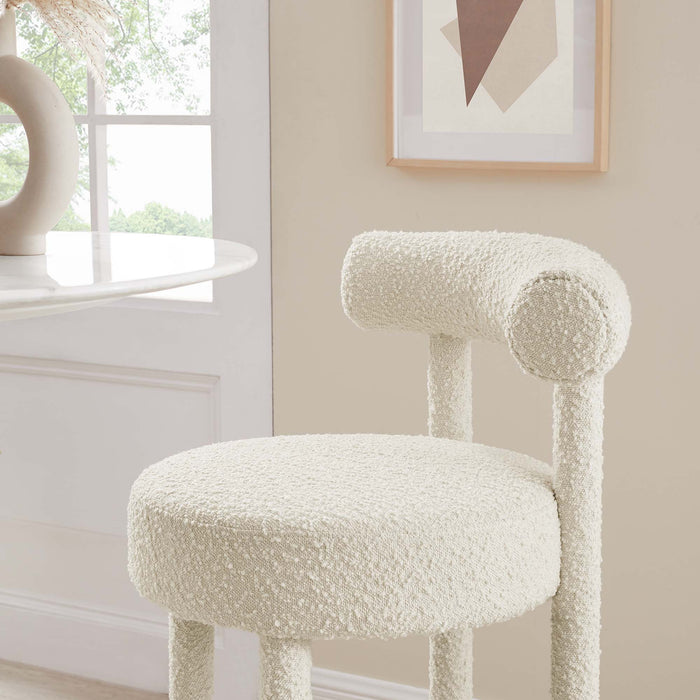 Toulouse Boucle Fabric Bar Stool