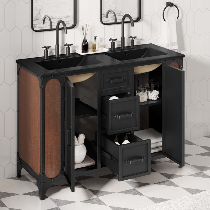 Steamforge 48" Double Sink Bathroom Vanity