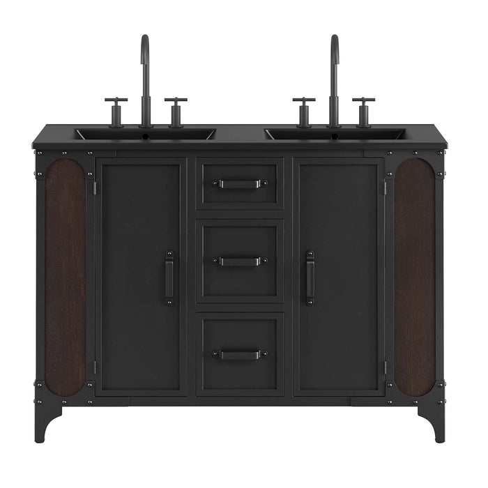 Steamforge 48" Double Sink Bathroom Vanity