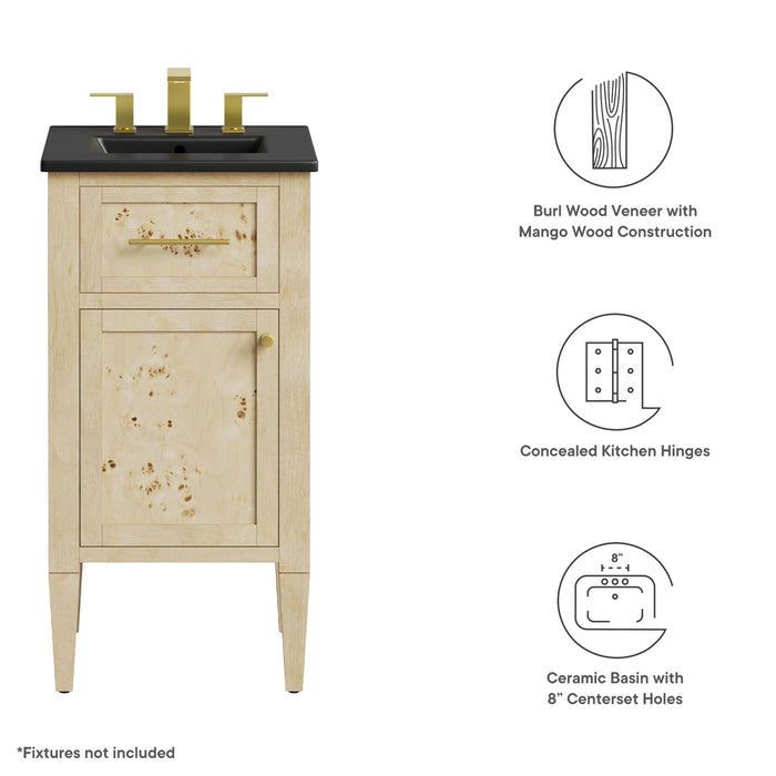 Elysian 18" Wood Bathroom Vanity