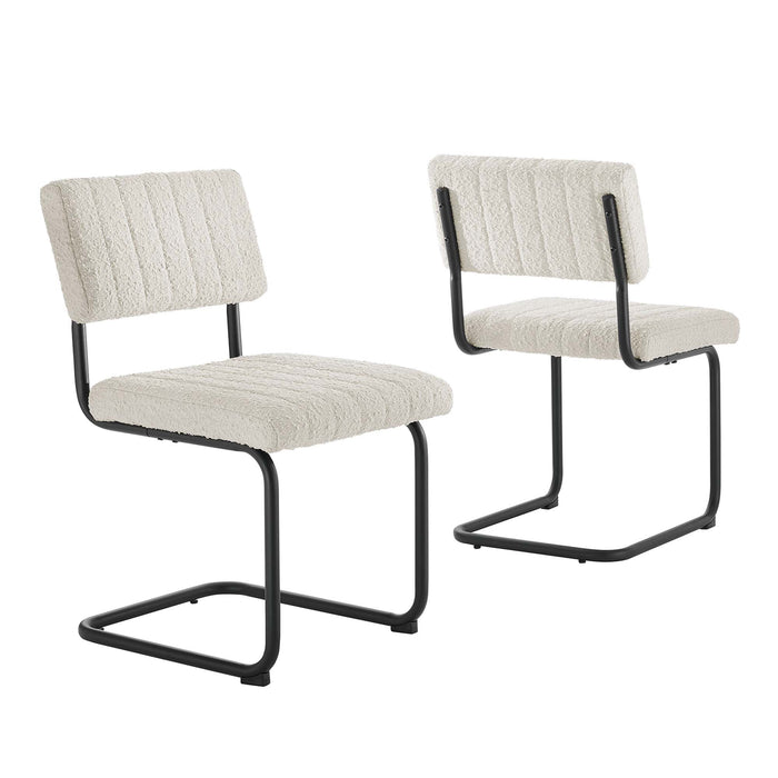 Parity Boucle Dining Side Chairs - Set of 2