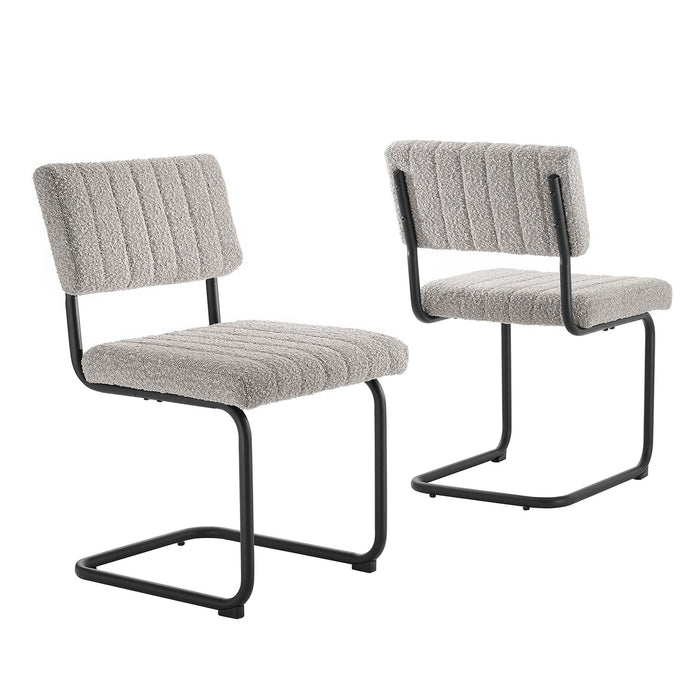 Parity Boucle Dining Side Chairs - Set of 2