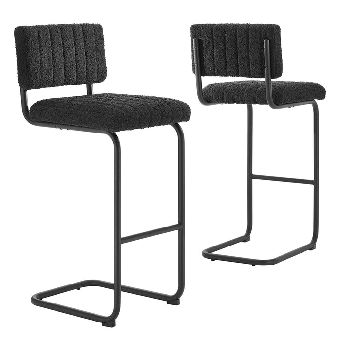 Parity Boucle Bar Stools - Set of 2