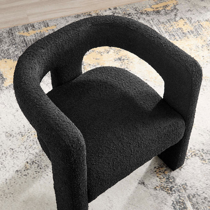 Kayla Boucle Upholstered Armchair