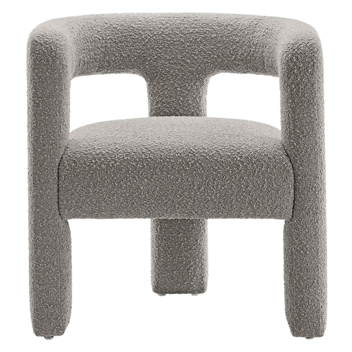 Kayla Boucle Upholstered Armchair