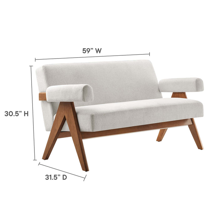 Lyra Fabric Loveseat