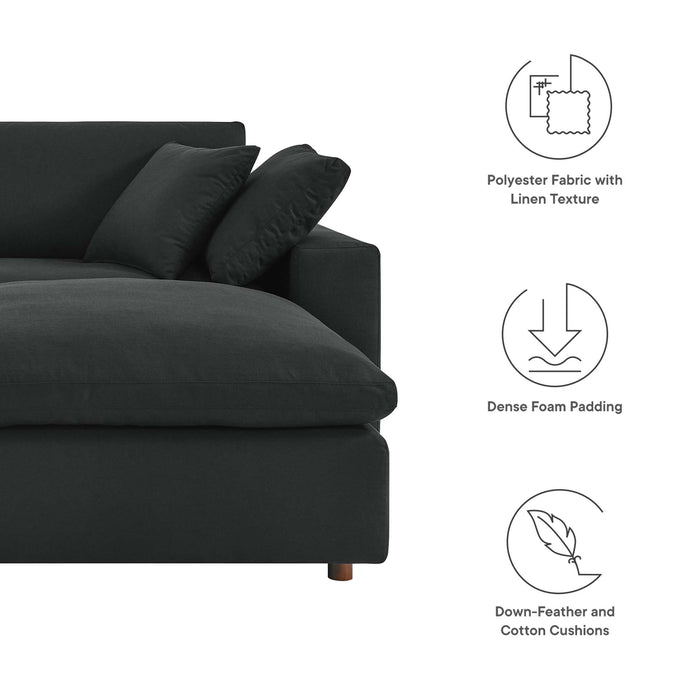 Commix Down Filled Overstuffed Sectional Sofa