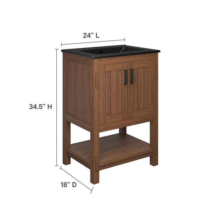 Ashlyn 24” Wood Bathroom Vanity